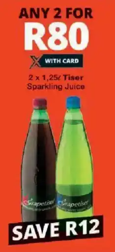 Checkers Tiser Sparkling Juice offer