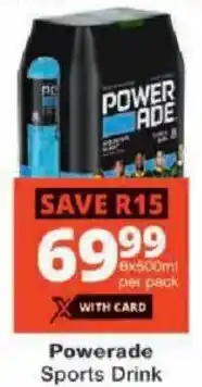 Checkers Powerade Sports Drink offer