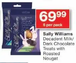 Checkers Sally Williams Decadent Milk/ Dark Chocolate Treats with Roasted Nougat offer