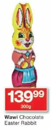 Checkers Wawi Chocolate Easter Rabbit offer