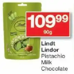 Checkers Lindt Lindor Pistachio Milk Chocolate offer