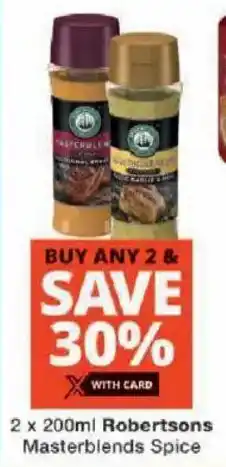 Checkers Robertsons Masterblends Spice offer