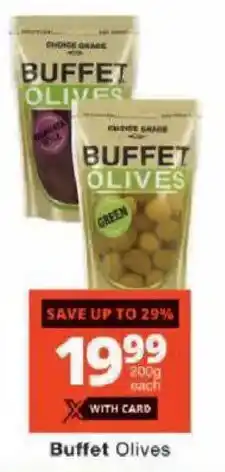 Checkers Buffet Olives offer