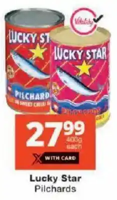Checkers Lucky Star Pilchards offer
