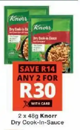Checkers Knorr Dry Cook-In-Sauce offer