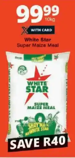 Checkers White Star Super Maize Meal offer