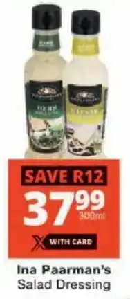 Checkers Ina Paarman's Salad Dressing offer
