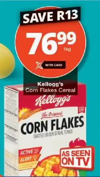 Checkers Kellogg's Corn Flakes Cereal offer