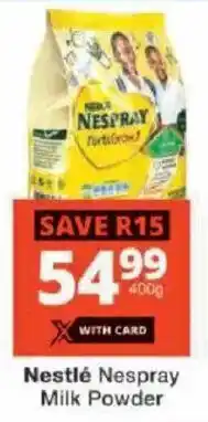 Checkers Nestlé Nespray Milk Powder offer