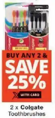 Checkers Colgate Toothbrushes offer