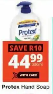Checkers Protex Hand Soap offer