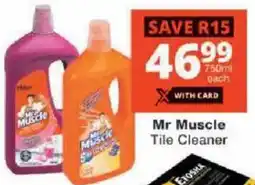 Checkers Mr Muscle Tile Cleaner offer