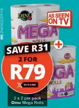 Checkers Dinu Mega Rolls offer