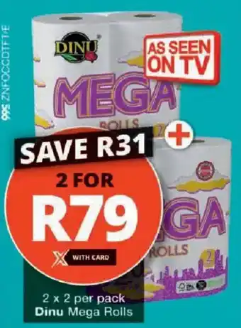 Checkers Dinu Mega Rolls offer