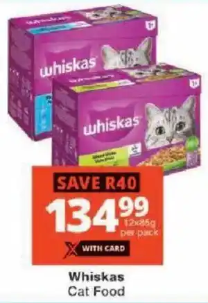 Checkers Whiskas Cat Food offer