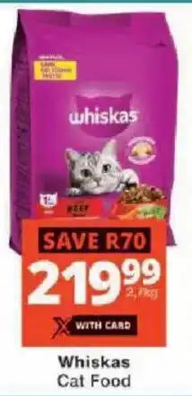 Checkers Whiskas Cat Food offer