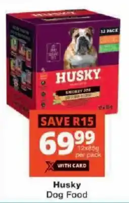 Checkers Husky Dog Food offer