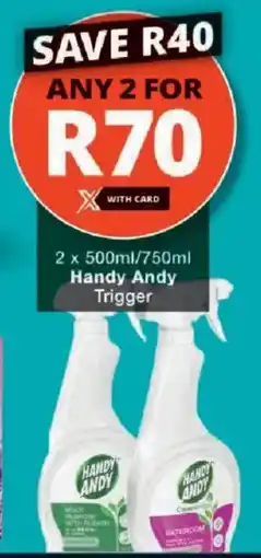 Checkers Handy Andy Trigger offer