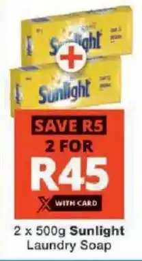 Checkers Sunlight Laundry Soap offer