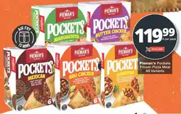 Checkers Pieman's Pockets Frozen Pizza Meal All Variants offer