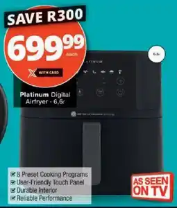 Checkers Platinum Digital Airfryer offer