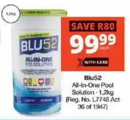 Checkers Blu52 All-In-One Pool Solution offer
