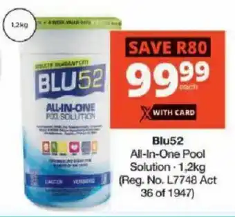 Checkers Blu52 All-In-One Pool Solution offer