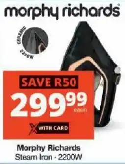 Checkers Morphy Richards Steam Iron offer