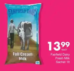 Save Hyper Fairfield Dairy Fresh Milk Sachet offer
