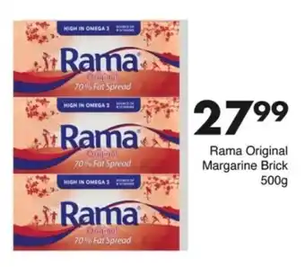 Save Hyper Rama Original Margarine Brick offer
