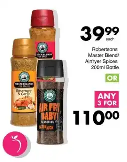 Save Hyper Robertsons Master Blend/ Airfryer Spices Bottle offer