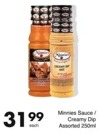 Save Hyper Minnies Sauce/ Creamy Dip Assorted offer