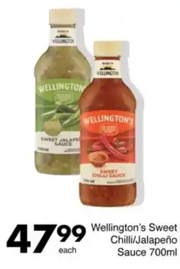 Save Hyper Wellington's Sweet Chilli/ Jalapeño Sauce offer
