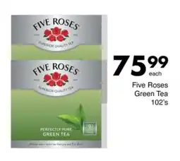 Save Hyper Five Roses Green Tea offer
