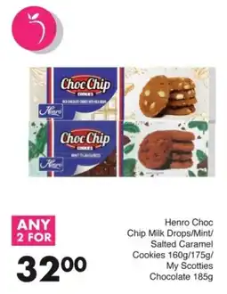 Save Hyper Henro Choc Chip Milk Drops/ Mint/ Salted Caramel Cookies/ My Scotties Chocolate offer