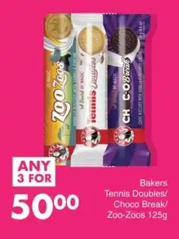 Save Hyper Bakers Tennis Doubles/ Choco Break/ Zoo-Zoos offer