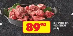 Shoprite BEEF POTJIEKOS (LOOSE SERVE) offer