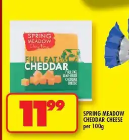Shoprite SPRING MEADOW CHEDDAR CHEESE offer