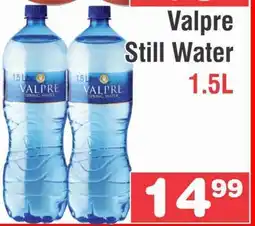 Advance Cash n Carry VALPRÉ STILL WATER 1,5ℓ offer
