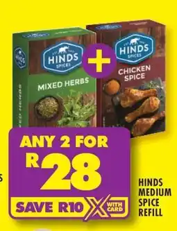 Shoprite Hinds Medium Spice Refill offer