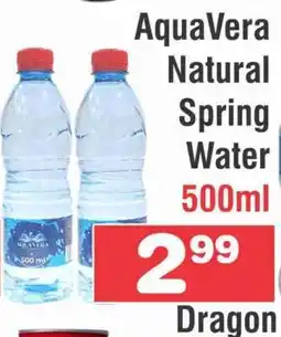 Advance Cash n Carry AQUAVERA NATURAL SPRING WATER 500ML offer