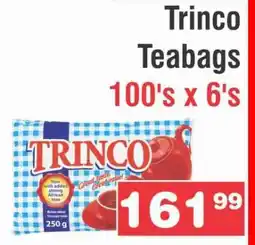Advance Cash n Carry Trinco Teabags 100's x 6's offer