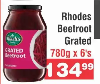 Advance Cash n Carry RHODES Beetroot Grated offer