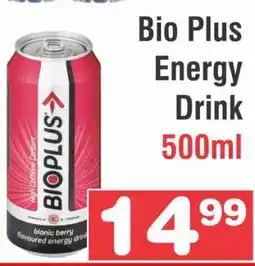 Advance Cash n Carry Bio Plus Energy Drink 500ml offer