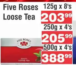 Advance Cash n Carry Five Roses Loose Tea 500g x 4's offer