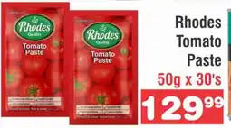 Advance Cash n Carry RHODES TOMATO PASTE offer