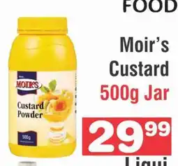 Advance Cash n Carry Moir’s Custard 500g Jar offer