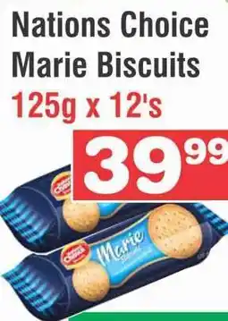 Advance Cash n Carry Nations Choice Marie Biscuits offer
