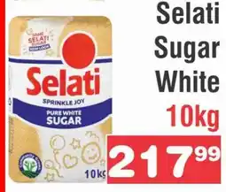 Advance Cash n Carry Selati Sugar White 10kg offer