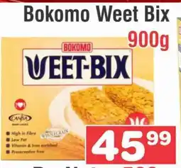 Advance Cash n Carry Bokomo Weet Bix-900g offer